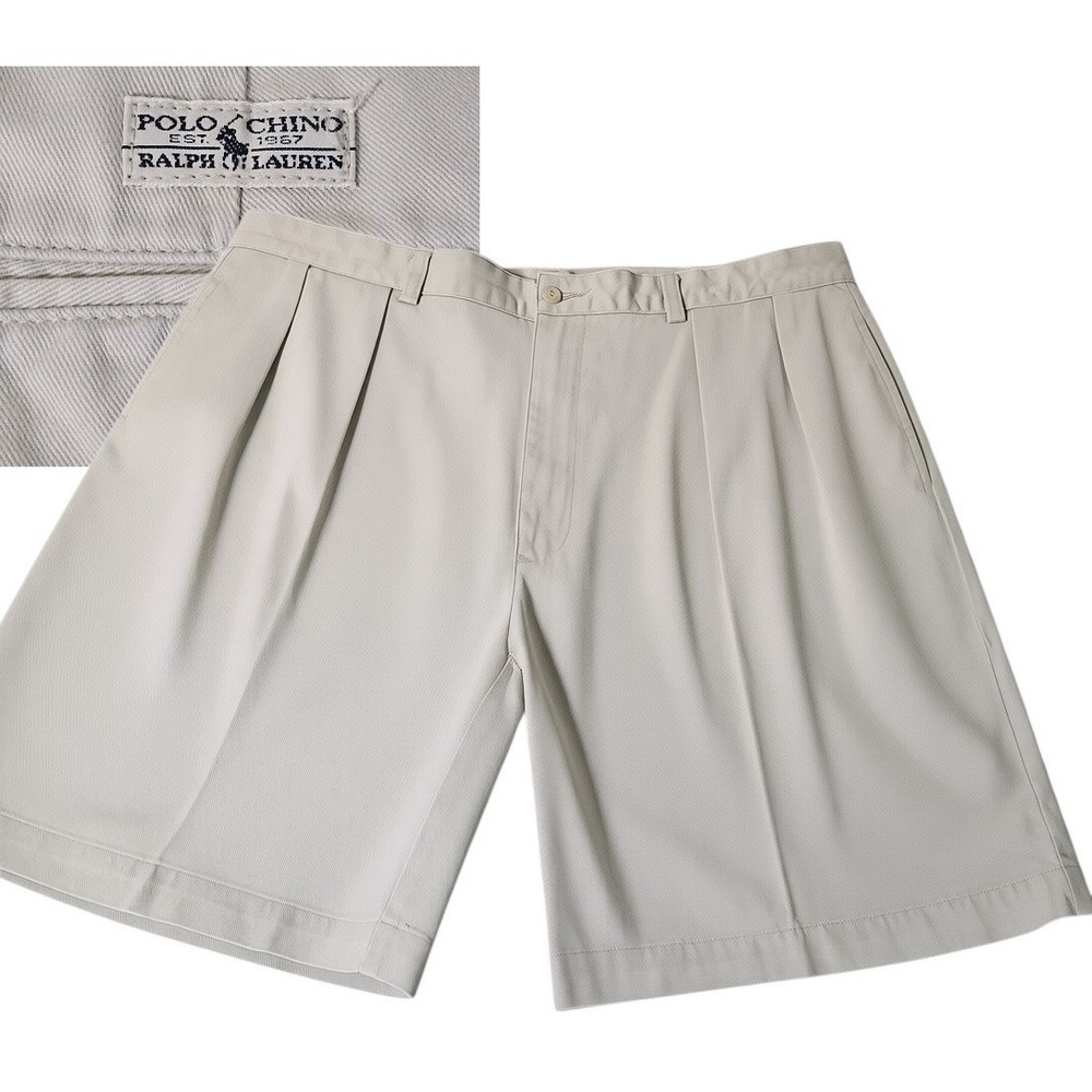 VTG Polo Golf Ralph Lauren 38 Preppy Chino Shorts Men's 8.5" INSEAM